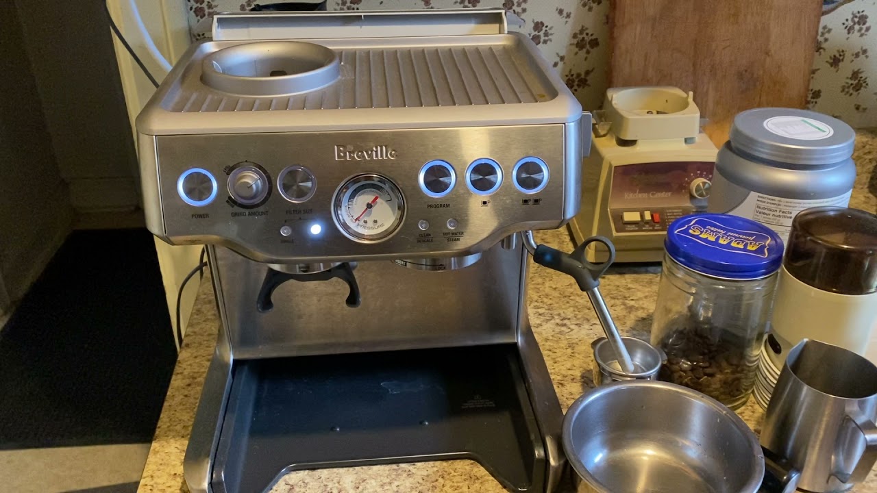 How to drain water out of Breville Express YouTube