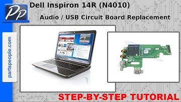 Dell Inspiron 14R (N4010) USB Audio Circuit Board Video Tutorial Teardown