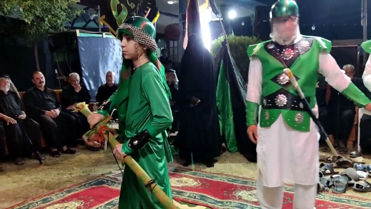 تشابيه استشهاد الامام القاسم بن الحسن بن علي بن أبي طالب عليهم السلام.حسينية الإمام الحسن المجتبى (ع