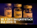 Вакцинація від COVID-19:  хто лідирує серед країн та яка ефективність вакцини