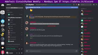 Adafruit CircuitPython Weekly - July 2nd, 2018 @adafruit #adafruit