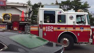 FDNY Engine 304 and Ladder 162 Responding