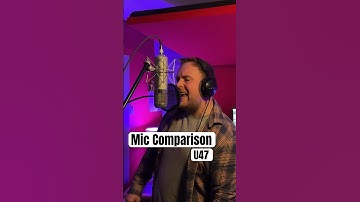 Mic Comparison: how does a $300 WA47jr Warm Audio mic compare to a U47? #recording #musicproduction