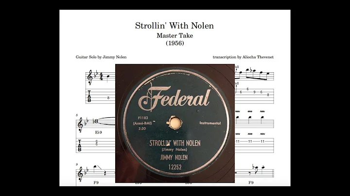 Jimmy Nolen // Strollin' With Nolen (master and al...