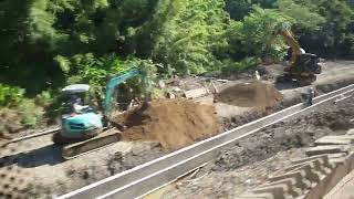[路程純拍] 台鐵 宜蘭線第三雙溪橋 改線後舊線拆除狀況