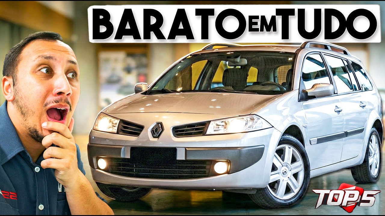 ESQUEÇA SUV'S😲 5 CARROS BARATOS que NÃO VIRAM PROBLEMA