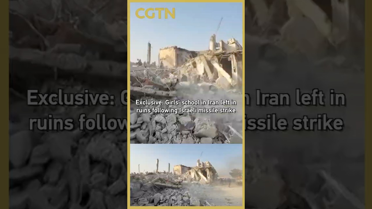 Exclusive: Girls' school in Iran left in ruins following Israeli missile strike