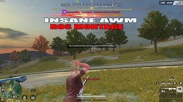 "INSANE AWM" (ROS MONTAGE) Rules Of Survival #160