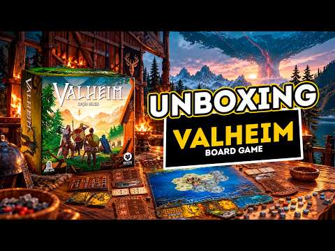 Unboxing Completo: Valheim: The Board Game (MeepleBR) – O Purgatório Viking na Mesa!