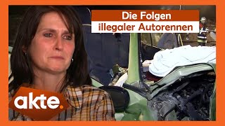 Tödlich verunglückt - die Folgen illegaler Straßenrennen | Akte | SAT.1