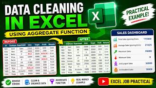 Excel Data Cleaning | Data Cleaning Tricks in Excel.