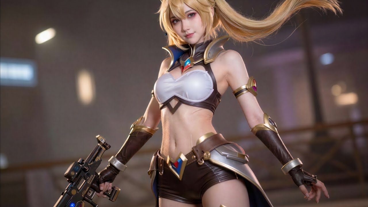 создай изображение в стиле игры crossout на котором изображён тиризла герой игры mobile legends