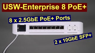 Ubiquiti USW Enterprise 8 PoE+ with 8 2.5GbE ports and 2 SFP+