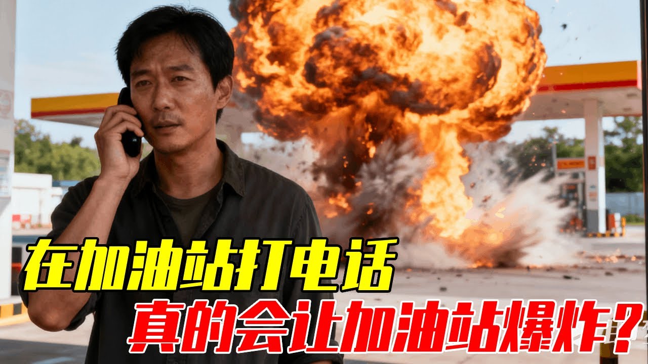 流言终结者：加油站外打电话，会让加油站爆炸？【探索哥】