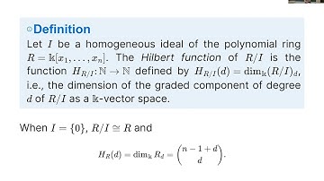 Computational Methods in Commutative Algebra (Talk 3)