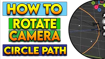 How to rotate camera on circle path blender tutorial | move camera on path | Hindi Urdu Tutorial