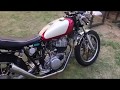 SR400 ペイトンプレイスアップマフラー デルスラーラ