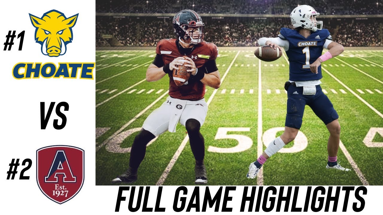 IT CAME DOWN TO THE FINAL PLAY! (Avon vs Choate)