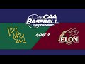 2021 Baseball CAAChamps Highlights Game 2: Elon 7, W&M 3
