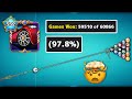 97 win percentage and 500 level player in 8 ball pool