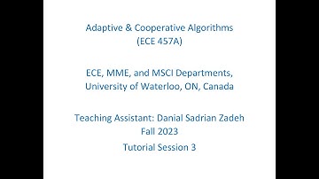 Adaptive & Coop. Algo., F23(T3): Python Code for Particle Swarm Optimization and Genetic Algorithm