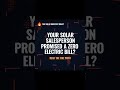 🔥 Your Solar Salesperson Promised a Zero Electric Bill? They Forgot to Mention the 'Zero' Was for T
