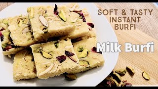 Rakshabandhan Special Halwai Style Soft and Tasty Instant Burfi Recipes / doodh ni Mithai / screenshot 2