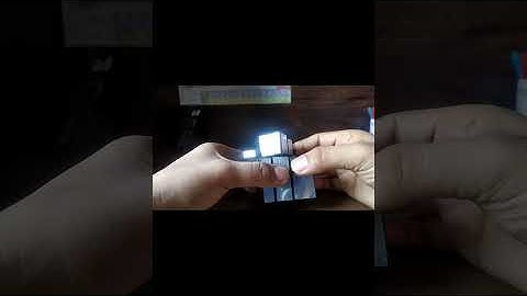Solve mirror Cube Second layer in one minute#cube #mirrror #mirrorcube #easy