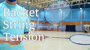 Badminton | Same racket, different tension