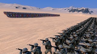 1000 MODERN SOLDIERS vs 1000x EVERY UNIT - Ultimate Epic Battle Simulator