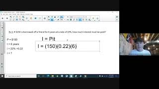 MFM2P 4 3 Simple Interest I