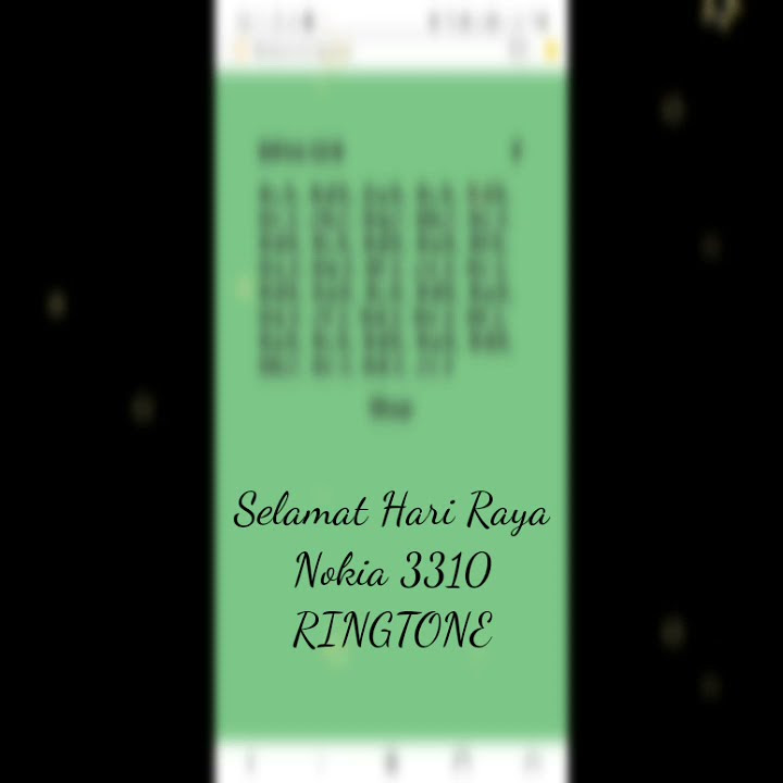 Selamat Hari Raya (Nokia 3310 Ringtone)