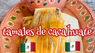 Tamales de cacahuate