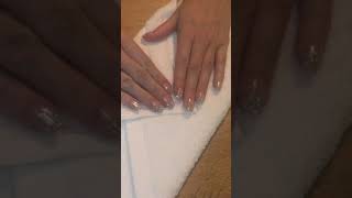 ASMR Towel Folding 4 #shorts