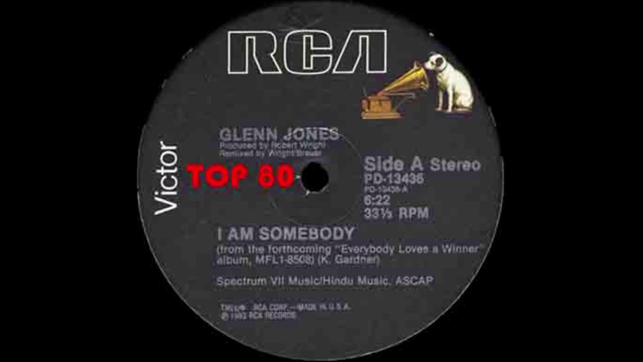 Glenn Jones I Am Somebody (Extended Version) YouTube
