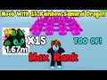 Noob With 15 Rainbow Samurai Dragon! Max Rank & Unlocked All Area!- Pet Simulator X Roblox