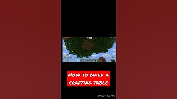 How to build a crafting table in Minecraft #shorts #gaming #minecraft #series