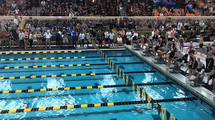 2016 SEC Women's 100 Free Prelims - Katherine Huff