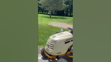 Yale forklift vs Cub Cadet lawnmower