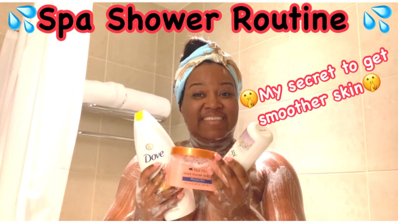 HOW TO GET SUPER SMOOTH SKIN | My Spa Shower Routine - YouTube