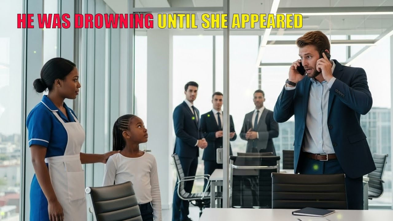 Billionaire panics without a french translator — until the cleaner daughter takes control and...