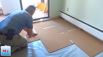 How to Install Cork Underlayment for Laminate Flooring Installation - Mryoucandoityourself