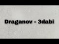 Mr Draganov 3dabi Lyrics Video Mr Draganov 3dabi Lyrics Video