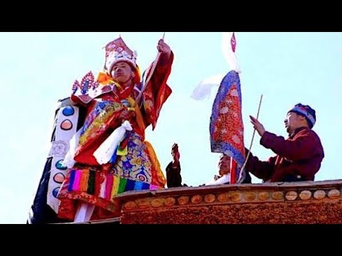 Stok Guru Tsechu Festival. Mask Dance perform by monks makes Tsechu ...