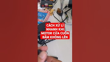 Cách xử lí nhanh khi Motor cửa cuốn bấm không lên, Thay hộp điều khiển cửa cuốn YH, CH