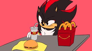 Movie Shadow Eats A Happy Meal! - [Sonic Comic Dub]