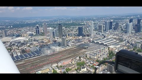 Low Approach EDDF Frankfurt With First Time English ATC - PPL - Bruchköbel - Fliegender Fahrlehrer