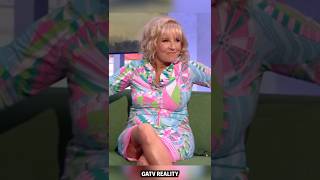 67 year-old Sarah Greene left fans shocked by wearing a mini dress! 😲  #mature #minidress