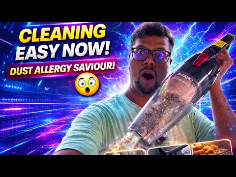 வீடு Clean பண்ண இந்த Mini Machine போதுமா⁉️😳 AGARO Handheld Vacuum Test