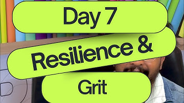 Grit and Resilience- Explained by Mr.Passionator ( Abhishek Sasidharan)